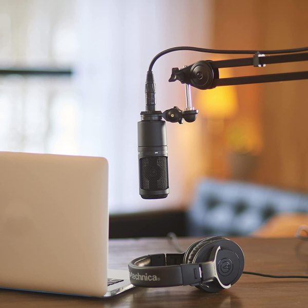 Audio-Technica AT2020 - Micrófono de Condensador Cardioide Negro - Imagen 13