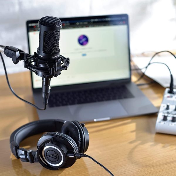 Audio-Technica AT2020 - Micrófono de Condensador Cardioide Negro - Imagen 11