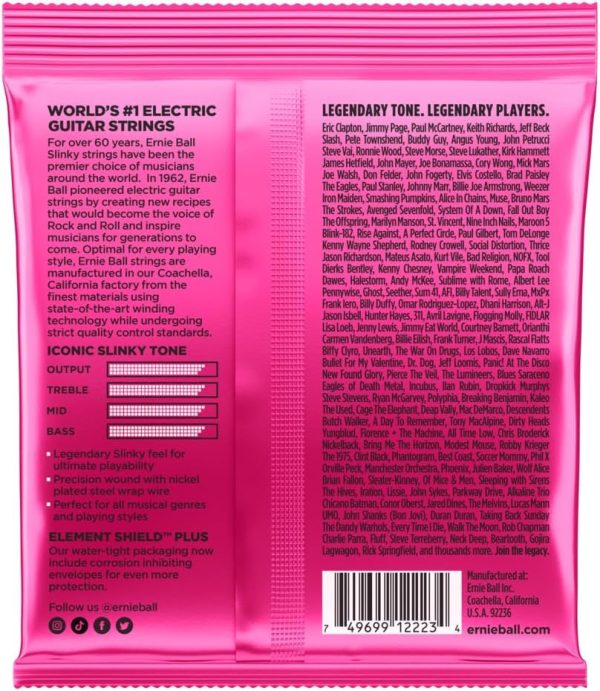 Ernie Ball Super Slinky - Cuerdas para guitarra eléctrica, entorchado de níquel, calibre 9-42 - Imagen 2